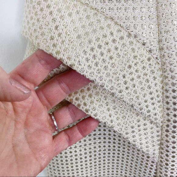 ABS Allen Schwartz‎ Metallic Gold Strapless Cocktail Dress like NEW - Picture 5 of 13